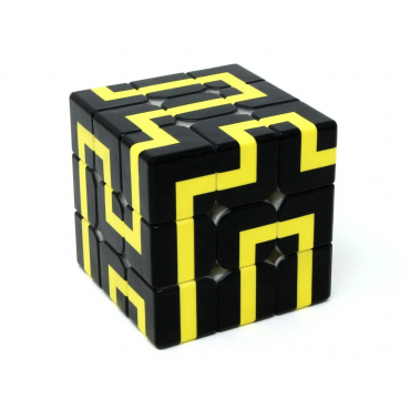 CUBO MÁGICO MAZE 3X3X3 PROFISSIONAL PERSONALIZADO LABIRINTO AMARELO EDIÇÃO ESPECIAL VINCI CUBE CUBER BRASIL CFOP5102